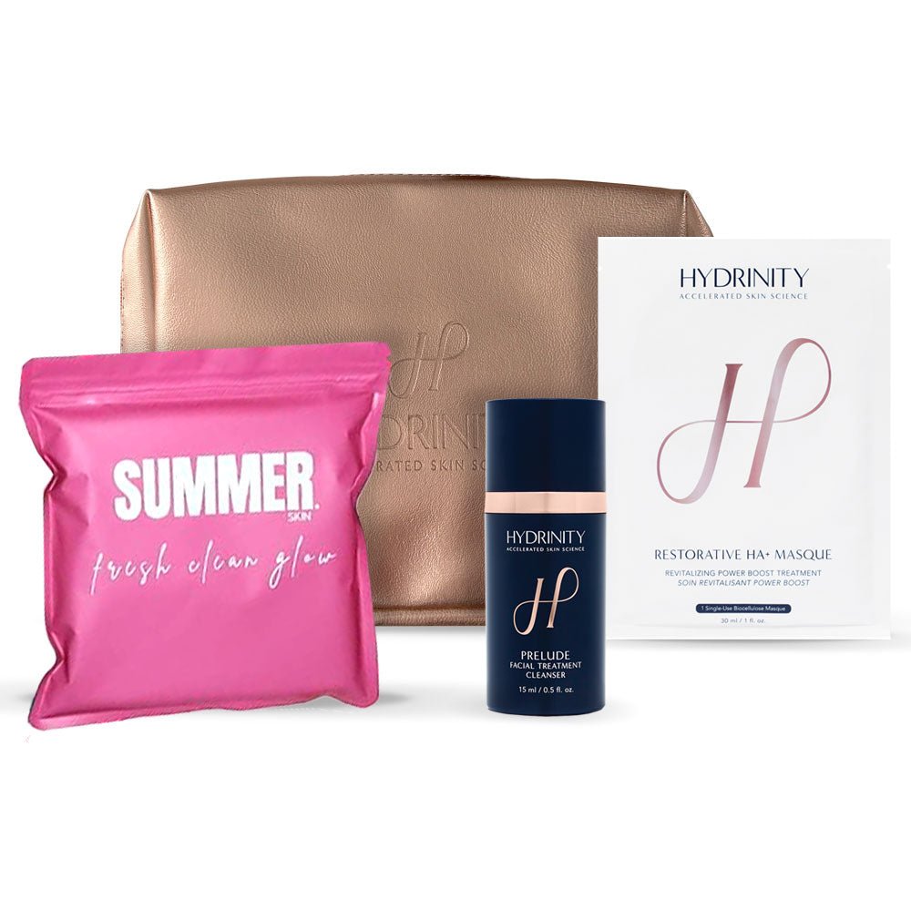Gift - Hydrinity Copper Bag with Summer Towels - Your Skincare Source