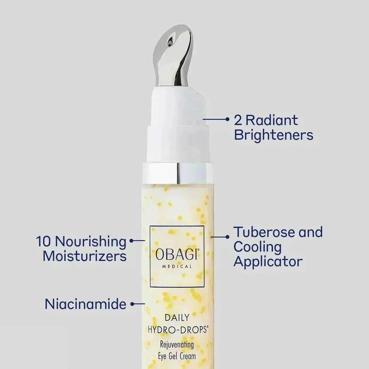 OBAGI Daily Hydro - Drops Rejuvenating Eye Gel Cream | Brightening & Smoothing Eye Gel Cream - Your Skincare Source