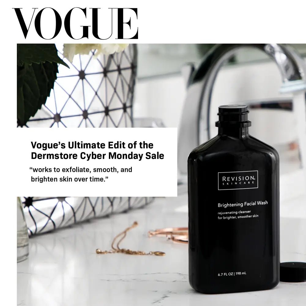 Revision Skincare Brightening Facial Wash Featured on Vogue