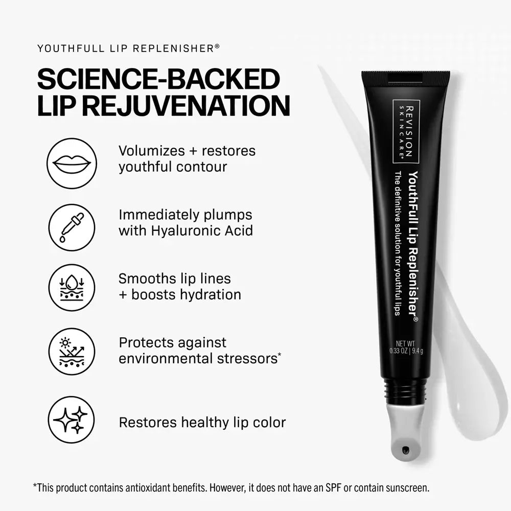 Revision Skincare YouthFull Lip Replenisher UNTINTED - with Free Mirror