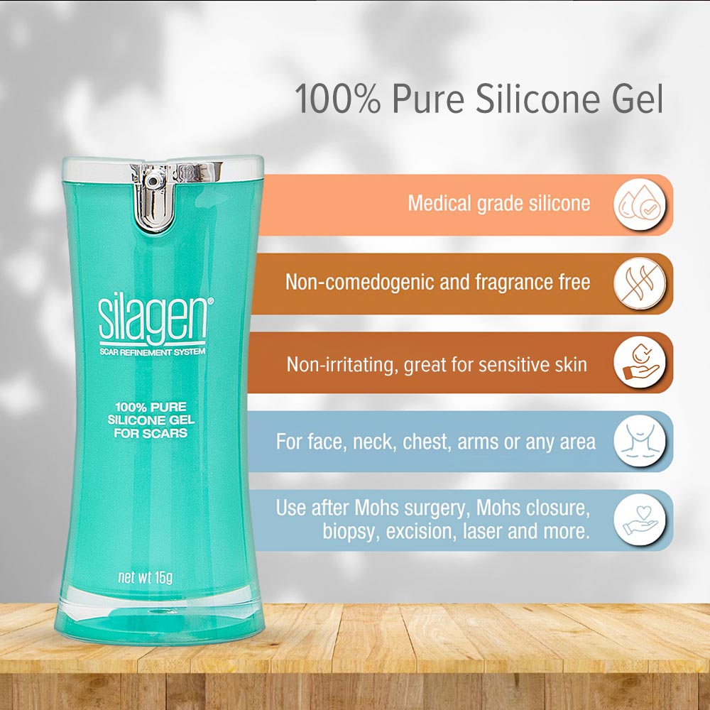 silagen 100% pure silicone gel 15g - your skincare source