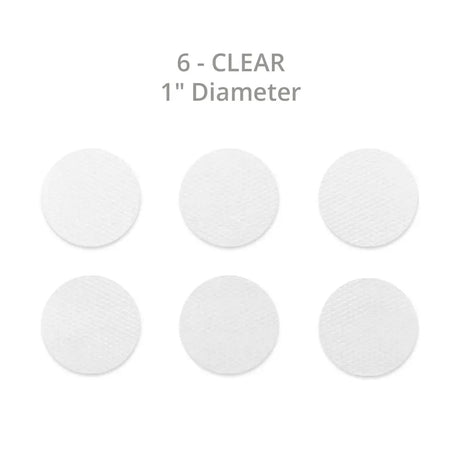 Silagen Silicone 1" Dots - CLEAR