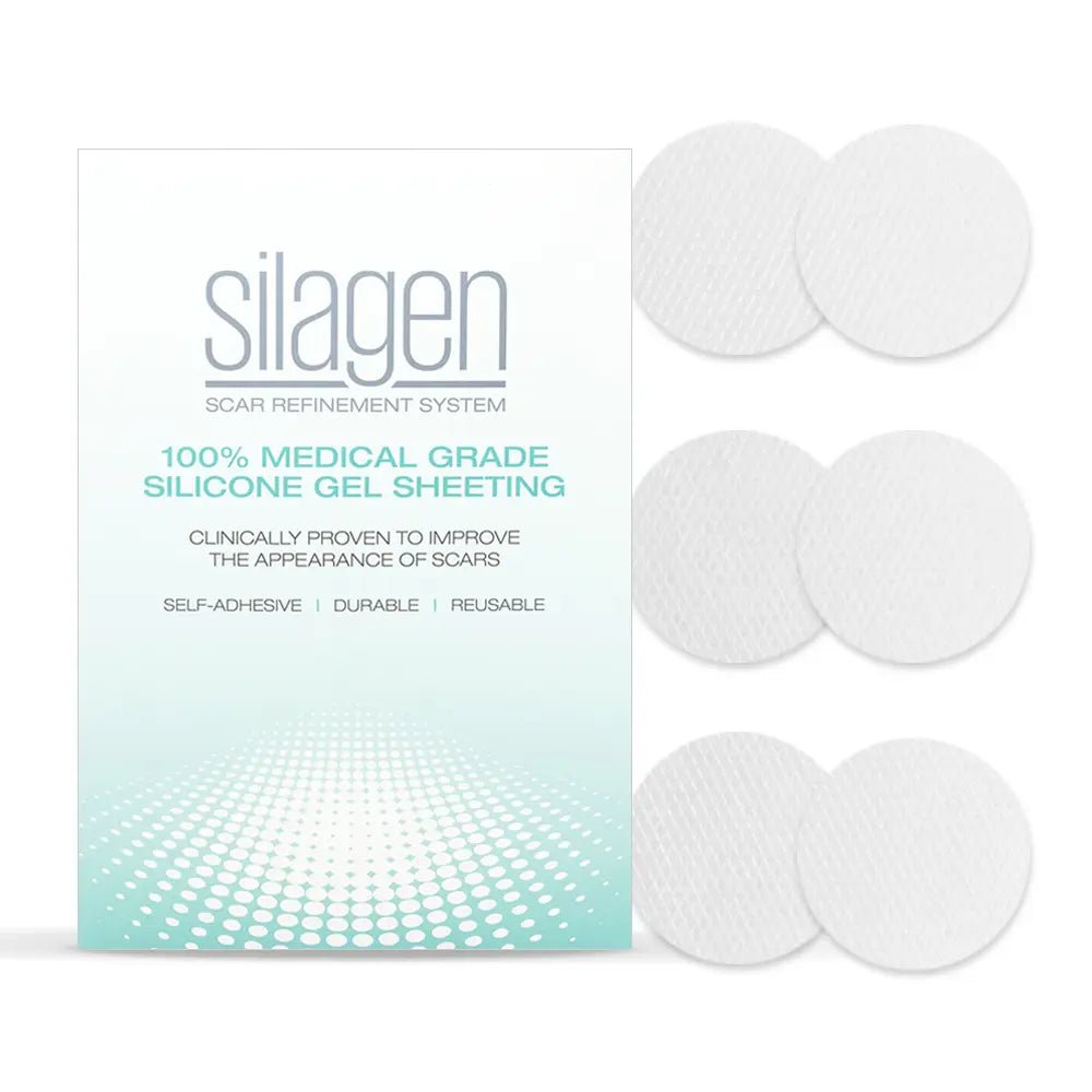 Silagen Silicone 1" Dots - CLEAR
