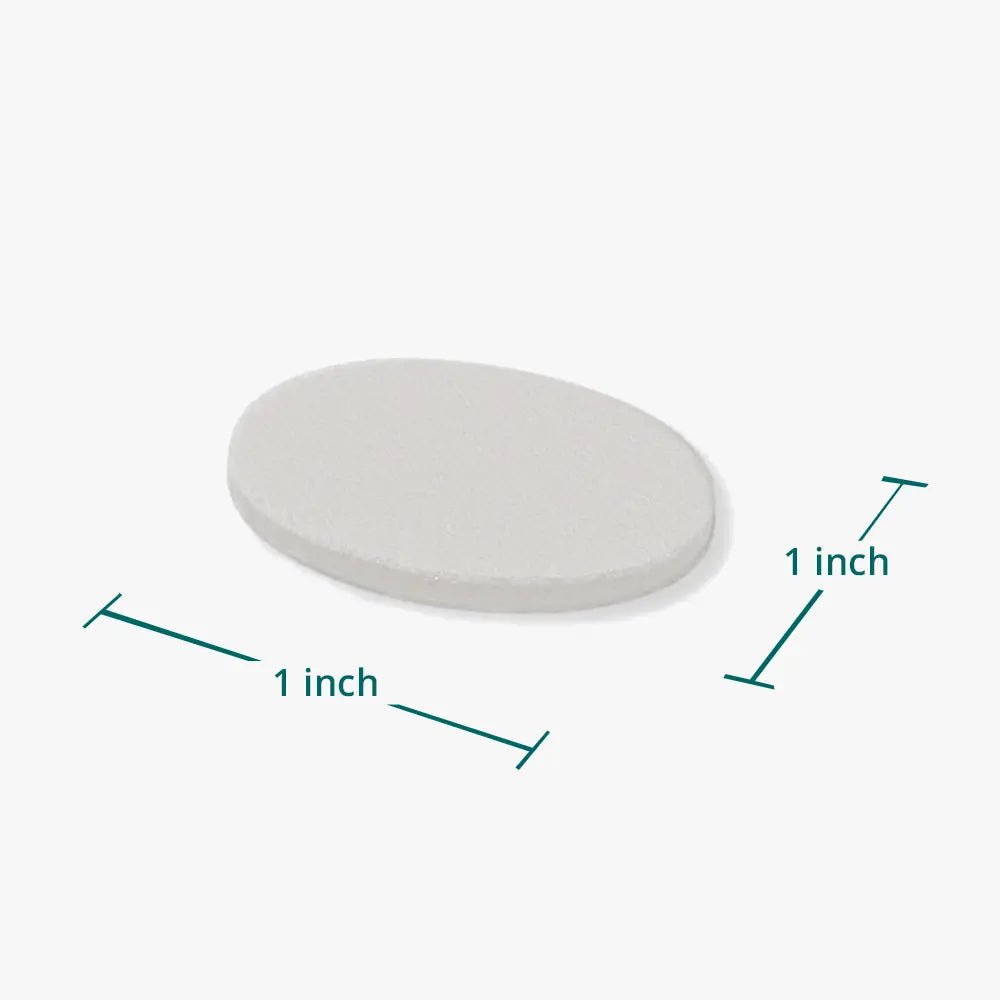 Silagen Silicone 1" Dots - CLEAR