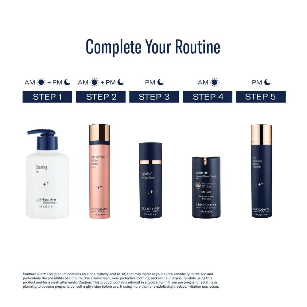 SkinBetter Even Intensive Skin Tone Correcting Serum complete routine