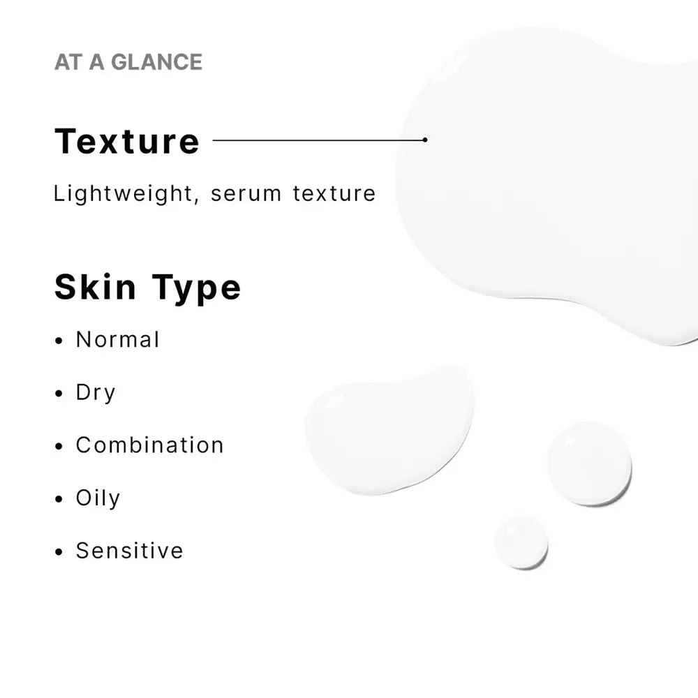 SkinCeuticals P-Tiox Anti-Wrinkle Serum texture and skin types