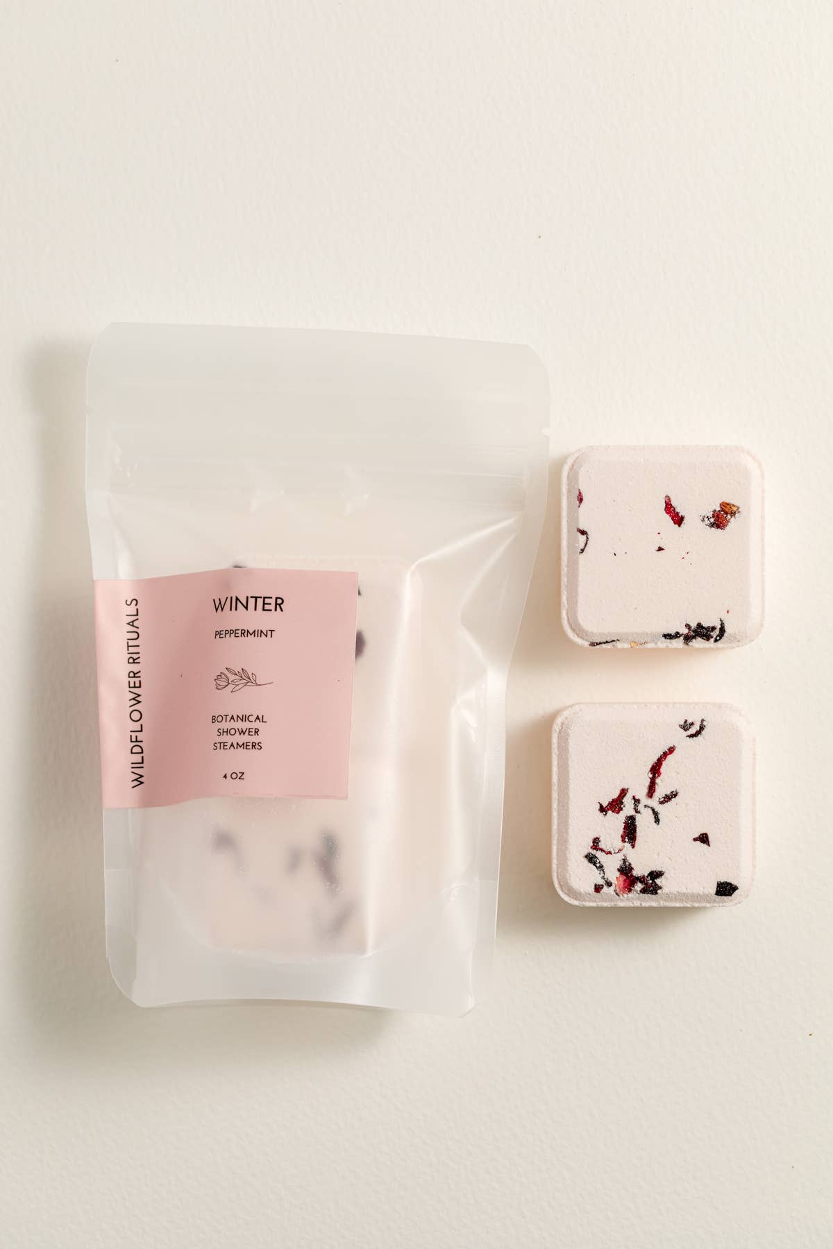 Wildflower Rituals Winter Botanical Shower Steamers - Peppermint