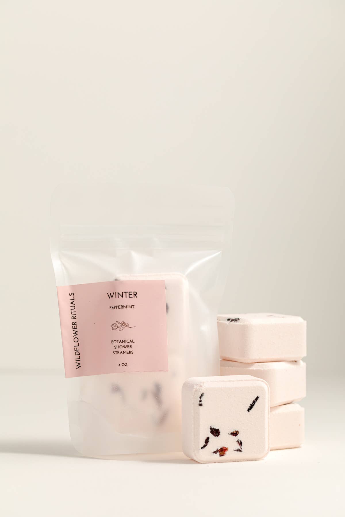 Wildflower Rituals Winter Botanical Shower Steamers - Peppermint