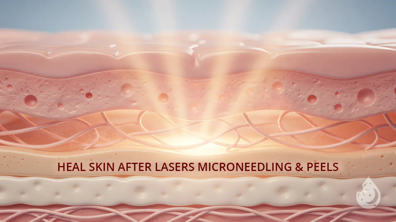 Best skincare products for post-procedure recovery after lasers, microneedling, and chemical peels