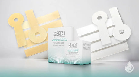 Learn the difference between clear and beige Silagen silicone scar sheets
