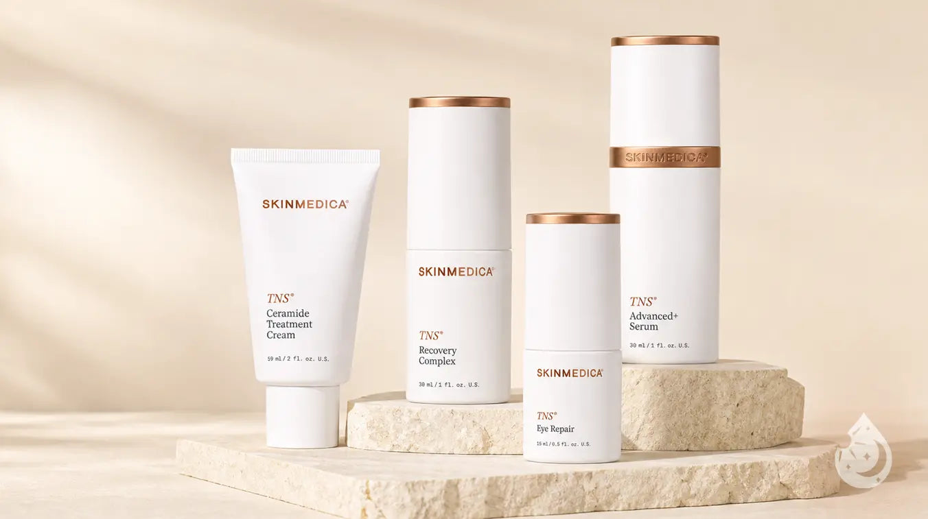 TNS Recovery Complex vs Advanced+ vs Ceramide Cream vs Eye Repair