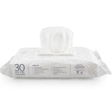 Package of clean wipes with visible text on a white background