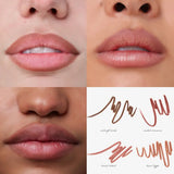 Anfisa Skin Ân-Define Ceramide Liner in Burnt Toffee on 3 different skin colors