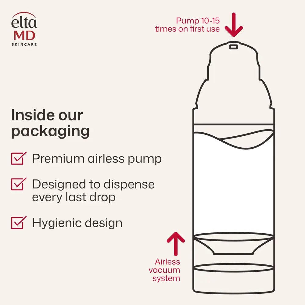 EltaMD UV Skin Recovery Sunscreen pump instructions