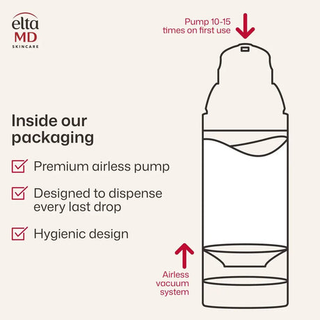 EltaMD UV Skin Recovery Sunscreen pump instructions
