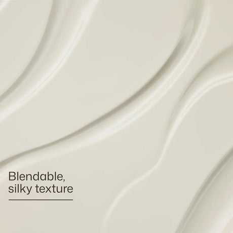 Close-up of a blendable, silky texture with wavy patterns.