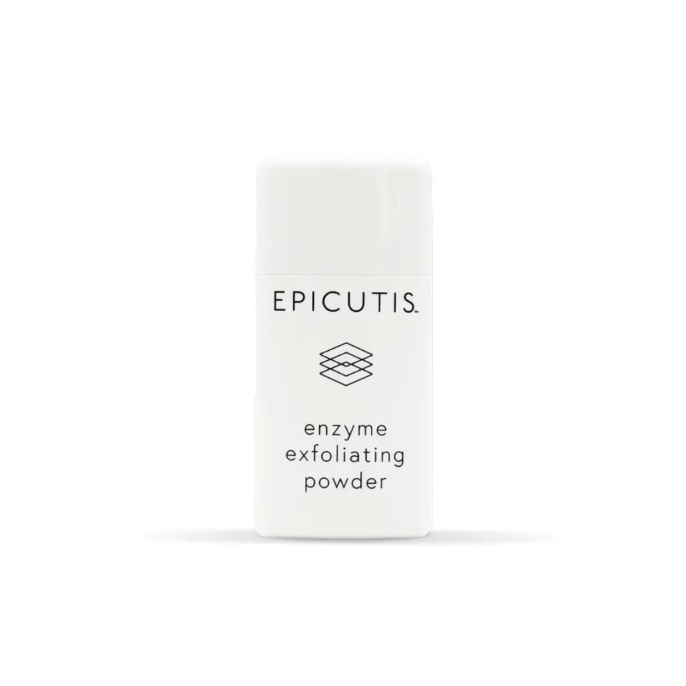 Epicutis enzyme exfoliating powder packaging on a white background