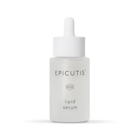 Epicutis lipid serum bottle on a white background