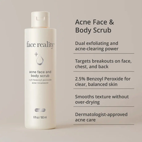 Face Reality Acne Face and Body Scrub