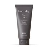 Tube of 'face reality' brighten-C mask on a white background