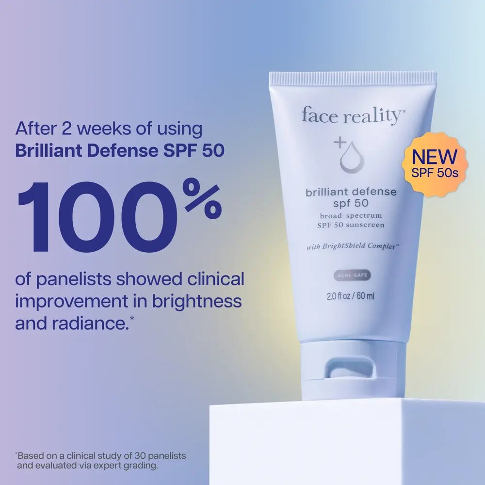 Face Reality Brilliant Defense SPF 50 Sunscreen
