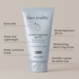 Face Reality Brilliant Defense SPF 50 Sunscreen