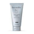 Tube of 'face reality' daily SPF 30 plus sunscreen on a white background