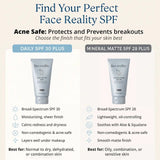 Diferrences between Face Reality Daily and Mineral Matte SPFs