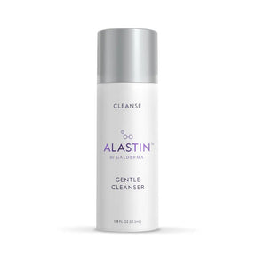 Alastin Gentle Cleanser travel size bottle on a white background