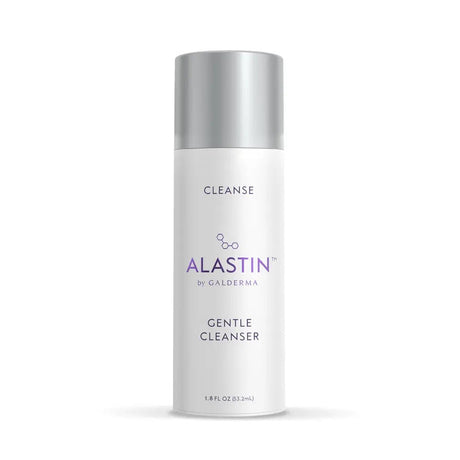 Alastin Gentle Cleanser travel size bottle on a white background