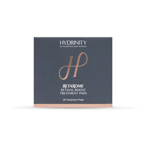 Hydrinity RetaXome Retinal Boost Treatment Pads retinal and exfoliation in one product