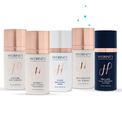 HYDRINITY Travel Size Bundle with Restorative HA Serum - Your Skincare Source