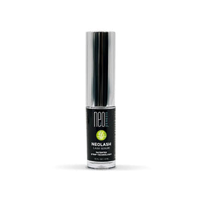 Neolash lash serum bottle on a white background