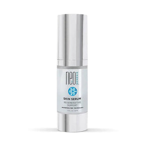 Neo Genesys skin serum bottle on a white background