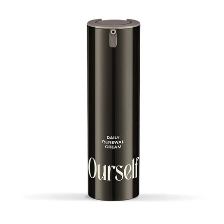 Ourself Daily Renewal Cream bottle on white background
