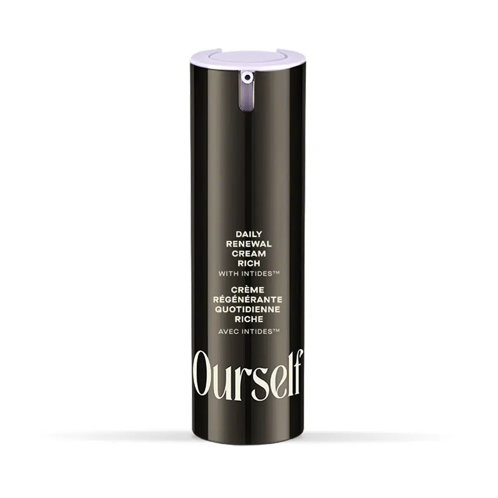 Ourself Daily Renewal Cream Rich ultra nourishing lotion on white background