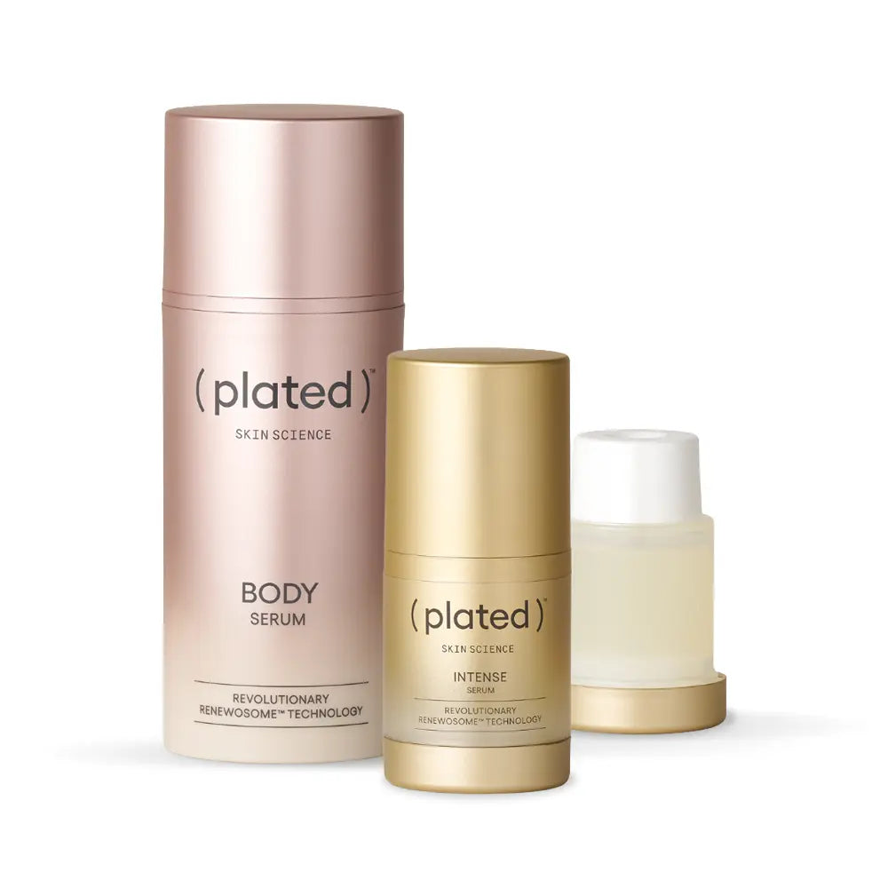 Plated INTENSE Exosome Serum & Refill Set and Free BODY Serum