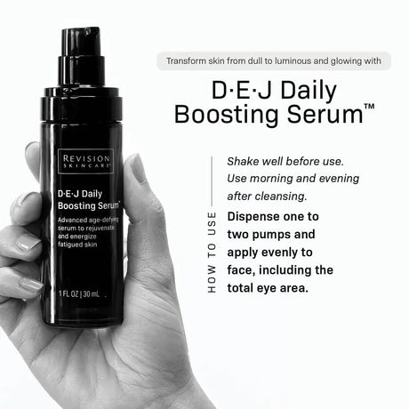 REVISION SKINCARE D·E·J Daily Boosting Serum  how to use