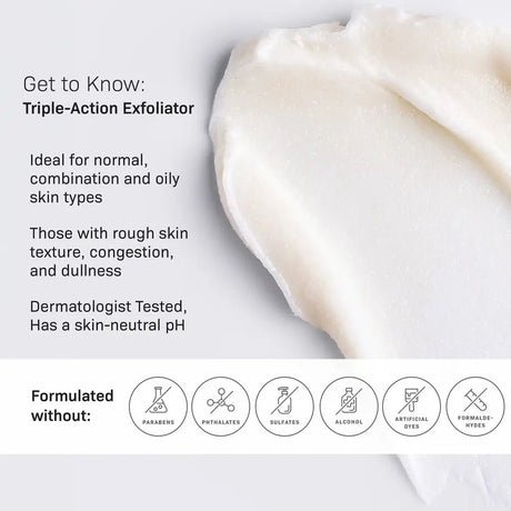 Revision Skincare Triple Action Exfoliator Features