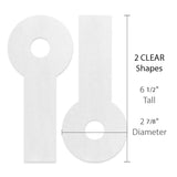 Silagen Lollypop Silicone Shapes for Breast Scars CLEAR