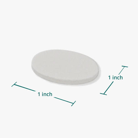 Silagen Silicone 1" Dots - CLEAR