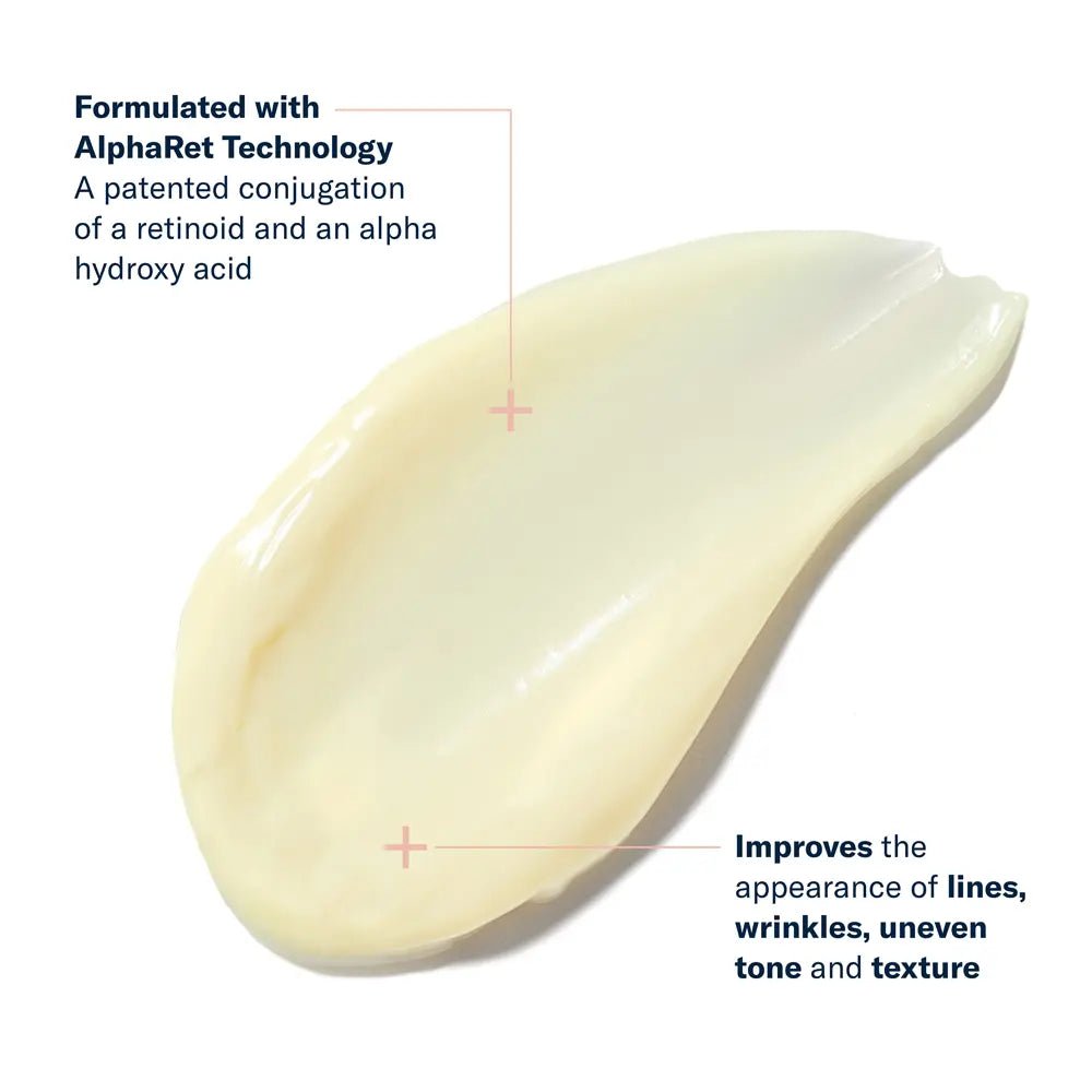 SkinBetter Intensive AlphaRet Overnight Cream texture and wrinkle smoothing benefits