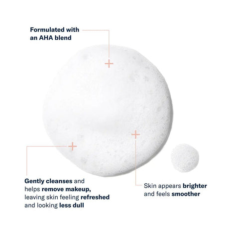 SkinBetter Refining Foam Cleanser texture and less dull skin benefits