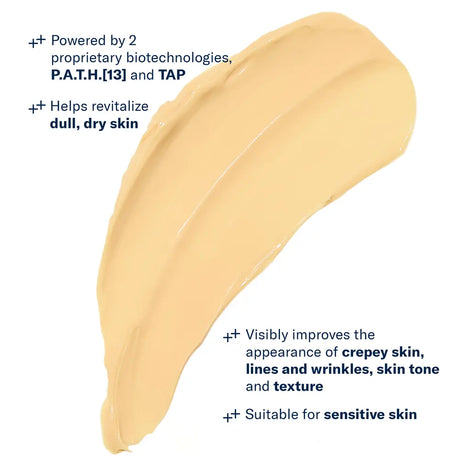 SkinBetter Mystro Revive Renewing Serum texture and crepey skin benefits