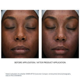 Sunbetter Sheer compact sunscreen results on darker skin