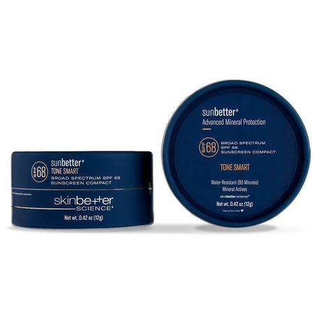 SkinBetter Sunbetter Tone Smart SPF 68 Sunscreen Compact front and back of packaging