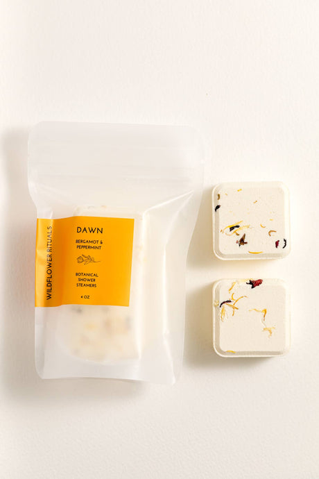 Wildflower Rituals Dawn Botanical Shower Steamers - Bergamot & Peppermint