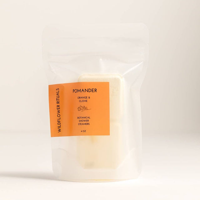 Wildflower rituals orange and clove shower steamers