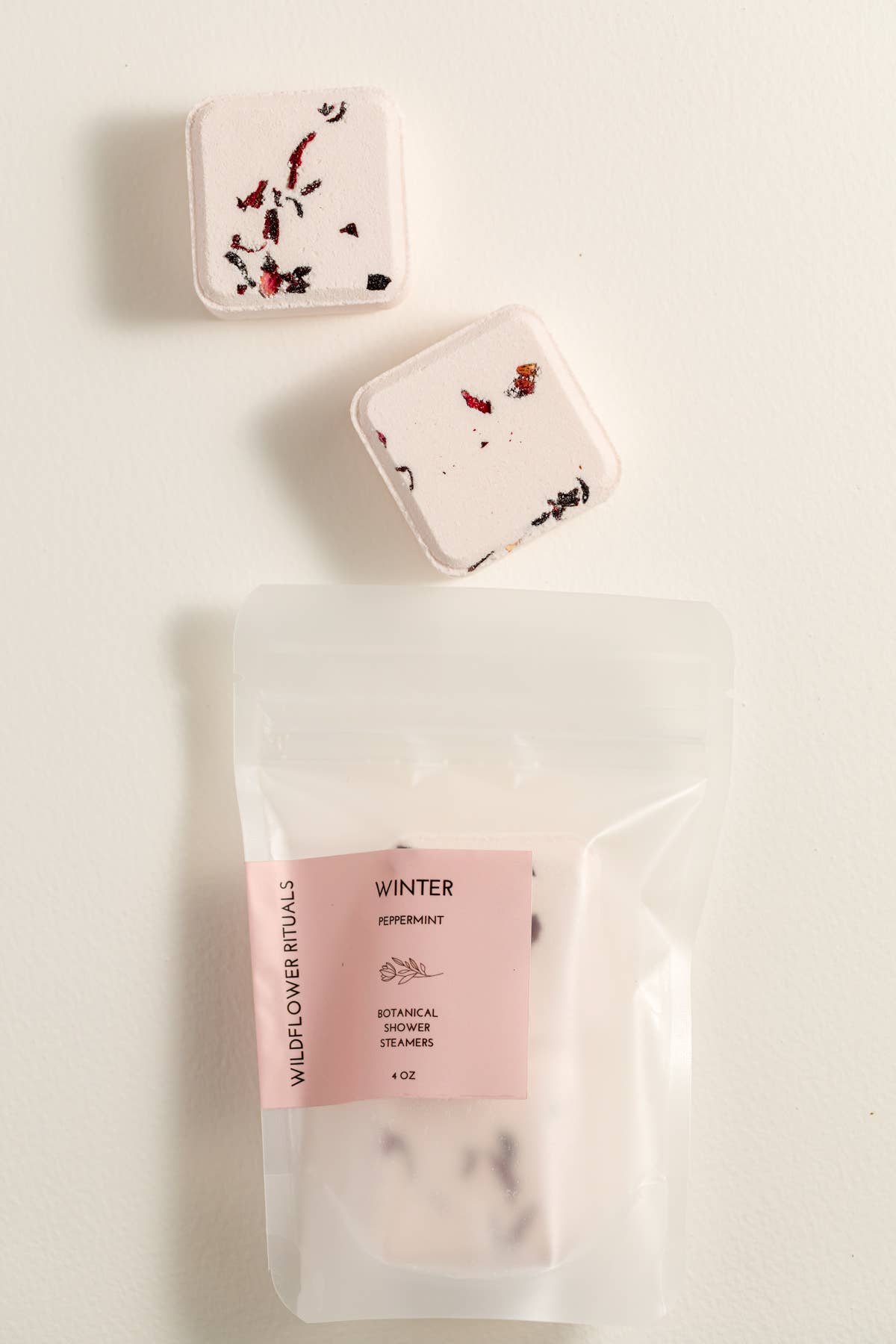 Wildflower Rituals Winter Botanical Shower Steamers - Peppermint