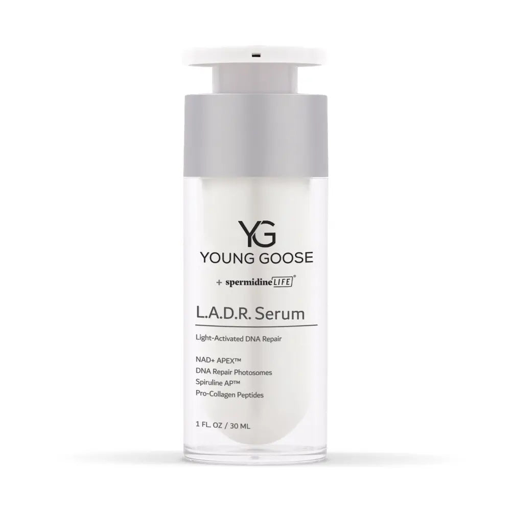 Young Goose L.A.D.R. Serum light activated DNA repair serum bottle